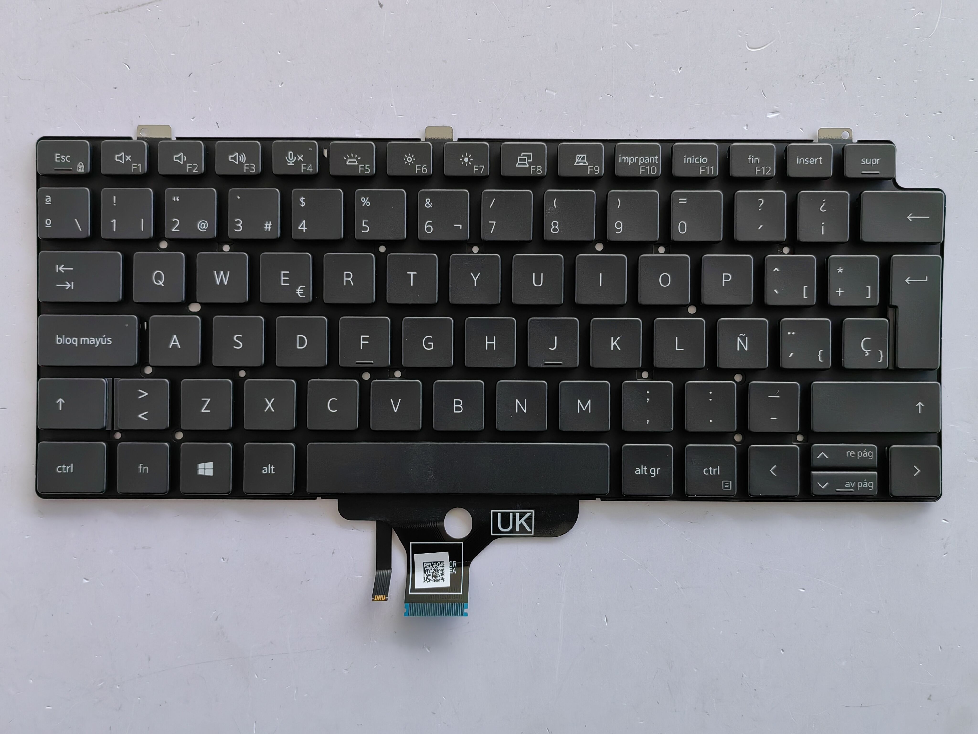 Picture of Laptop Spanish keyboard forNew Replacement Laptop Keyboard For DELL 7310 IN1/LATITUDE 7310 BLACK Backlit Sp Layout